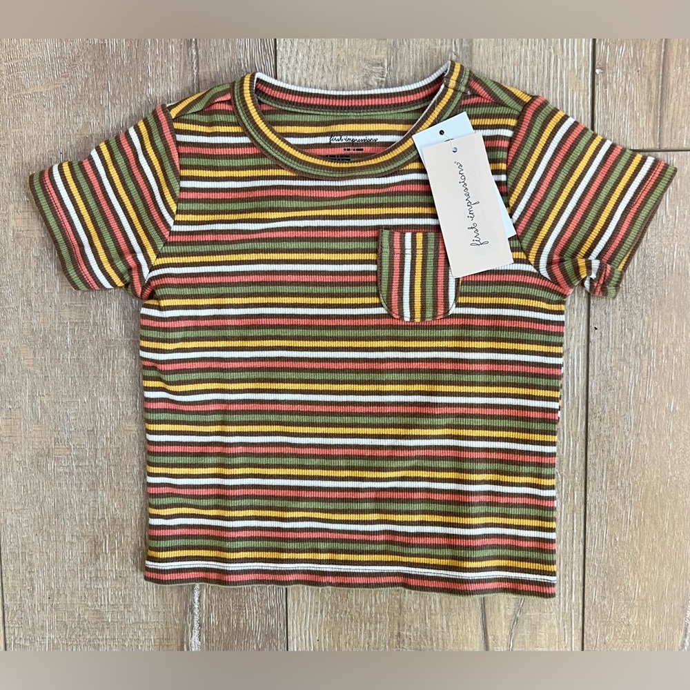 NWT boys First Impressions Boys size 18 months Shirt Sleeve T-shirt